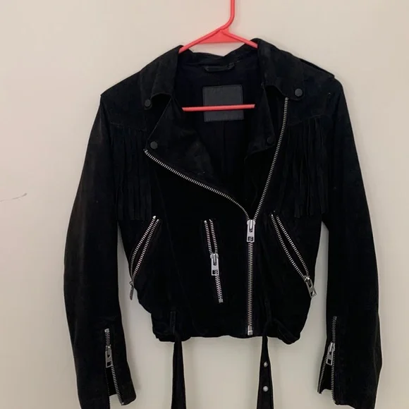 All saints limited edition leather jacket hot sale
